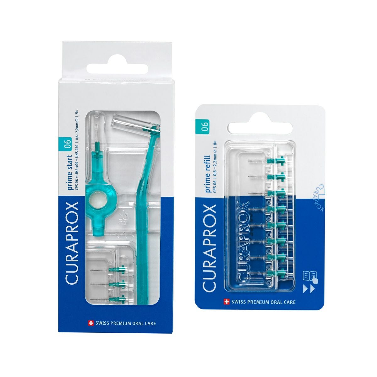 クラプロックス 歯間ブラシ CPSプライムスタート CPS06（ブルー）+