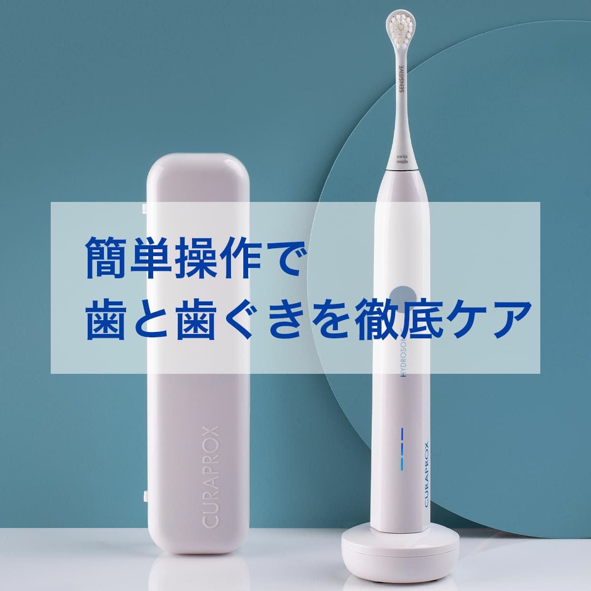 電動歯ブラシ CURAPROX クラプロックス 音波式電動歯ブラシ ハイドロソニックイージー 電動